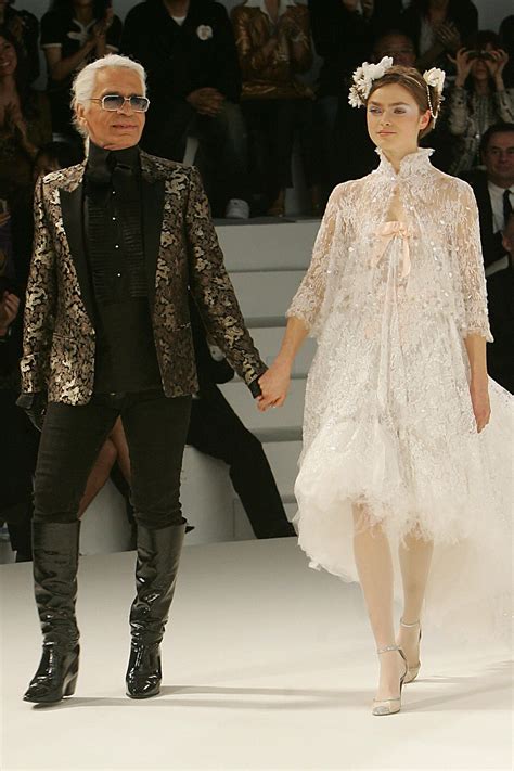 chanel designer karl|karl lagerfeld designs for Chanel.